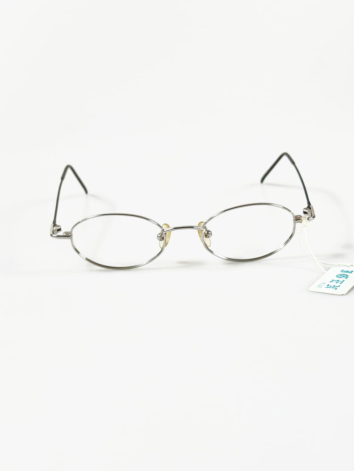 90s IGEN 실버 메탈 슬림 오벌 프레임 빈티지 안경 상품이미지1
