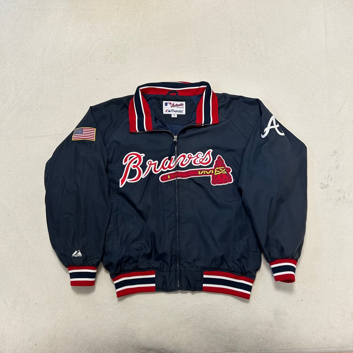 Majestic Braves Varsity Jacket  상품이미지4