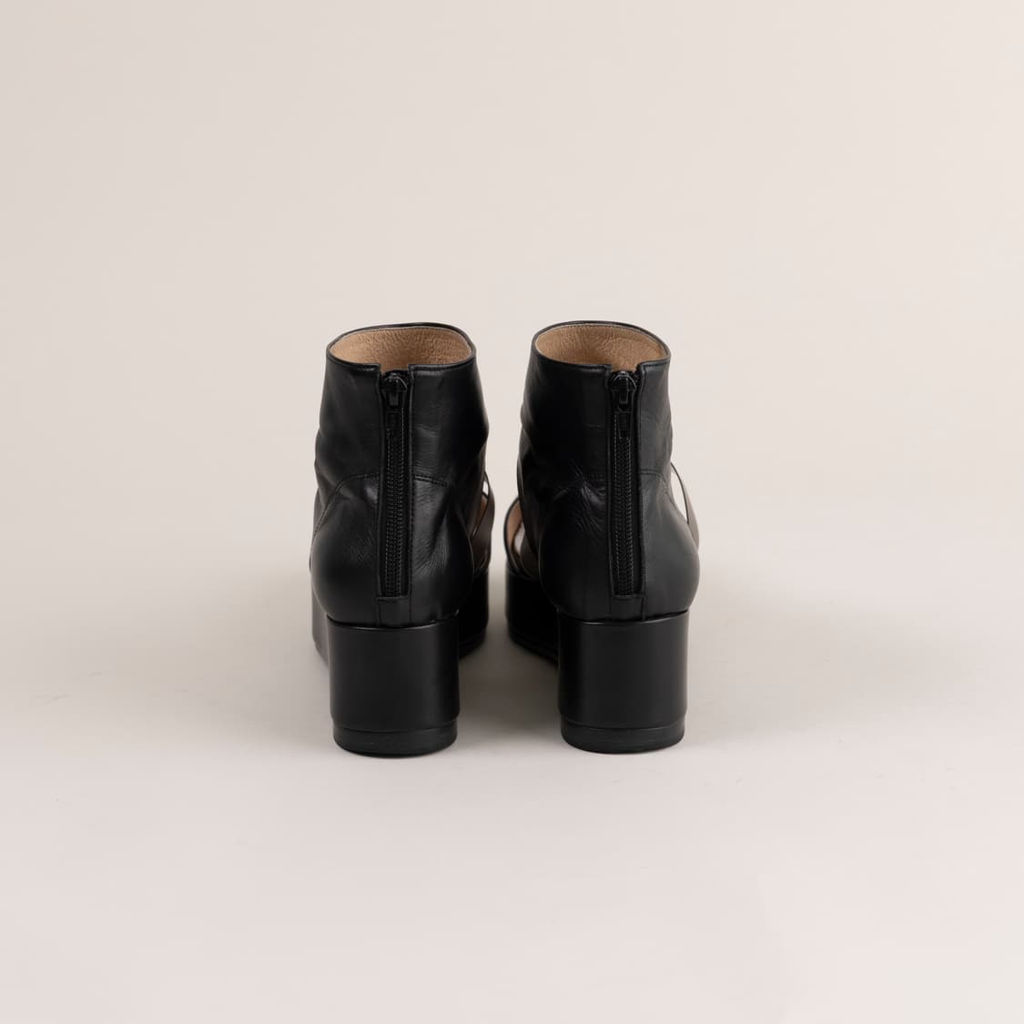 플랫아파트먼트 한복 모티브 웨지힐 부츠 블랙 240 상품이미지7