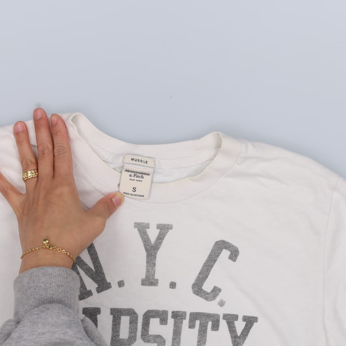 S 아베크롬비 여성 반팔티 0408H1 상품이미지4