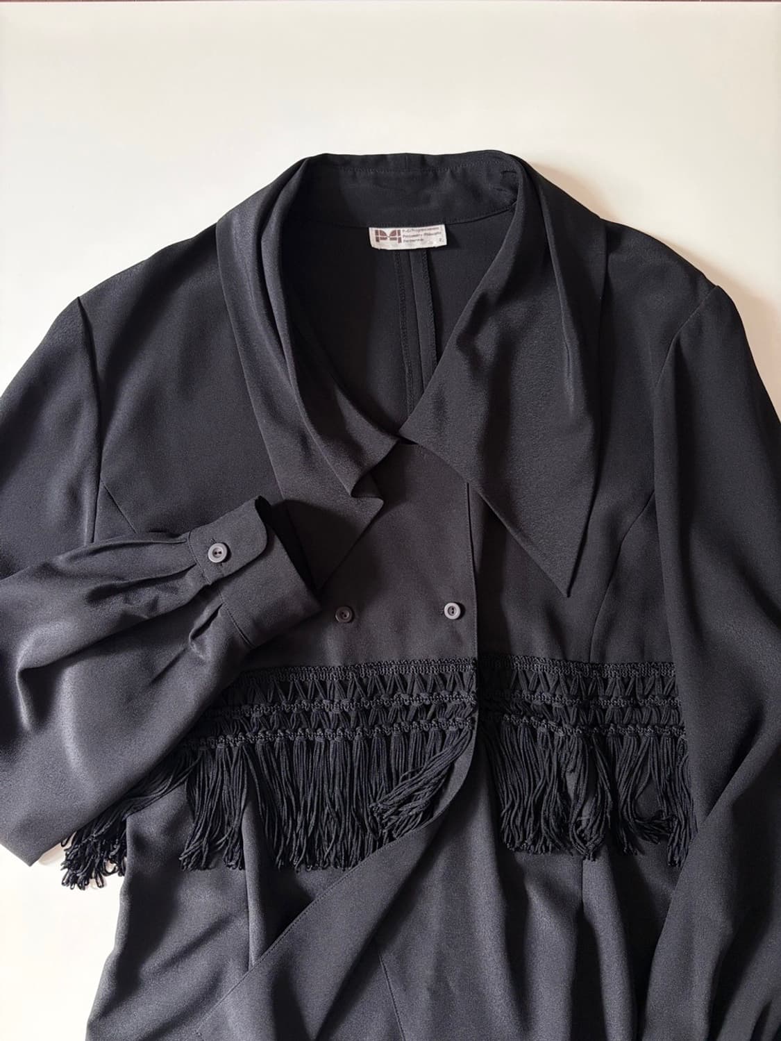 fringe double breasted blouse 상품이미지7