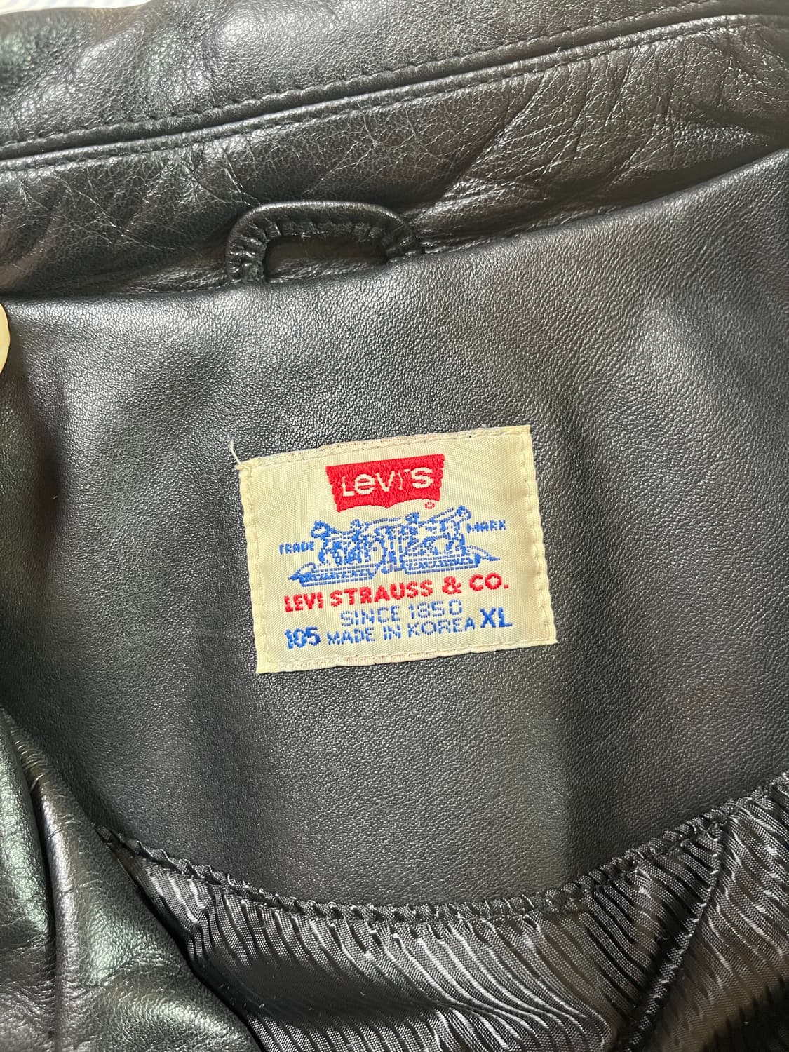 90s 리바이스 소가죽 재킷 상품이미지2