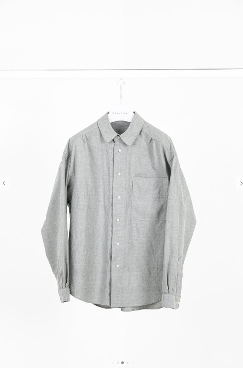 도큐먼트 백로고 옥스포드 셔츠 그린 M 새상품 상품이미지2