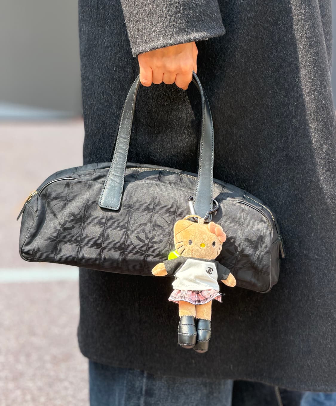 (풀구성) 샤넬 뉴트래블백 바게트백 블랙 빈티지 y2k 9번대 상품이미지2