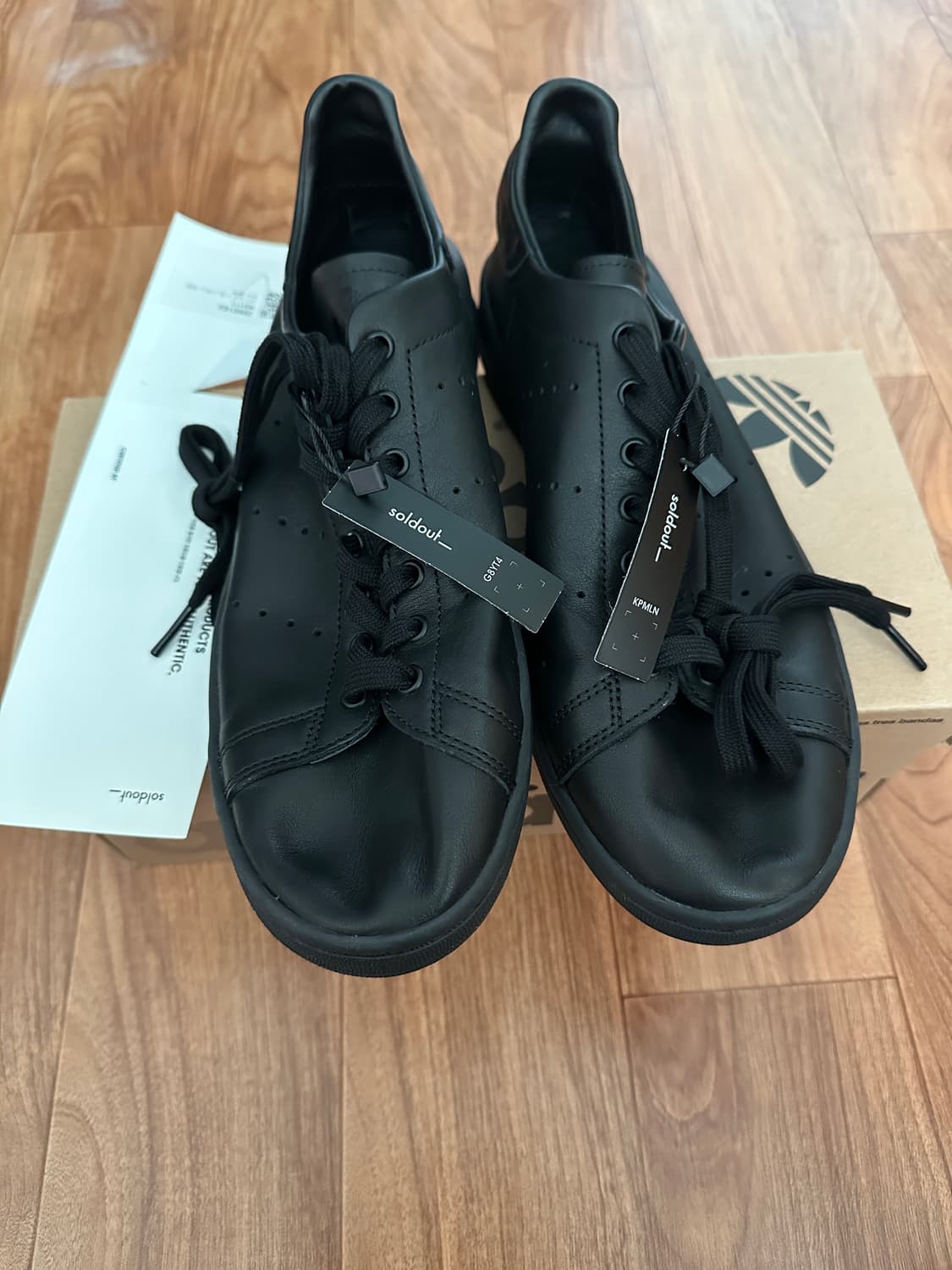 새상품) 스탠스미스 데콘 블랙 270 팝니다. 상품이미지1