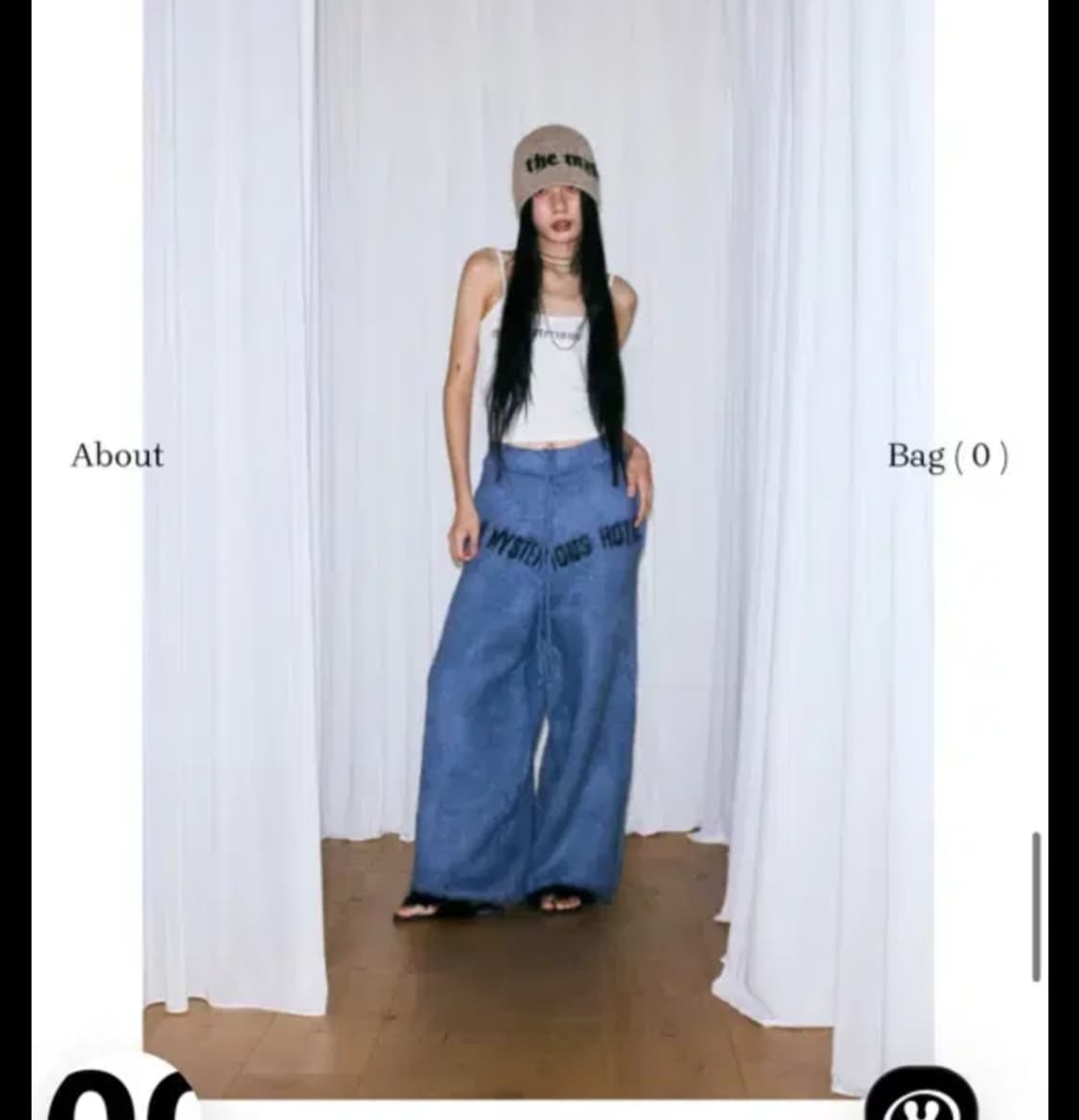 더미스테리어스호텔 니트 팬츠 상품이미지1