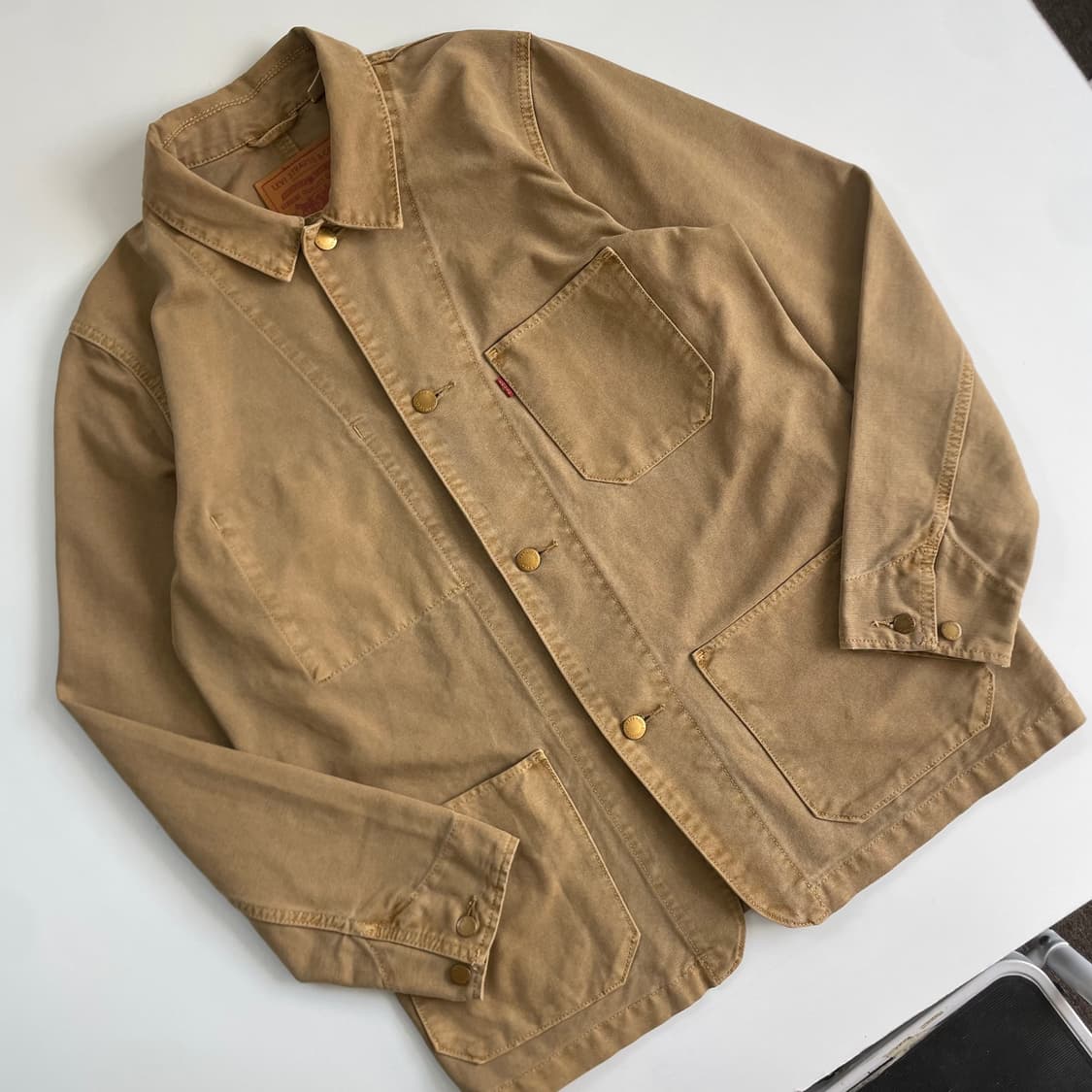 Levis  리바이스 레드탭 베이지 초어 워크자켓 상품이미지2