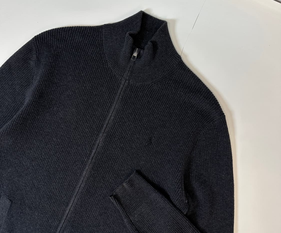 폴로 랄프로렌 풀집업 2way니트 집업 (차콜) 상품이미지1