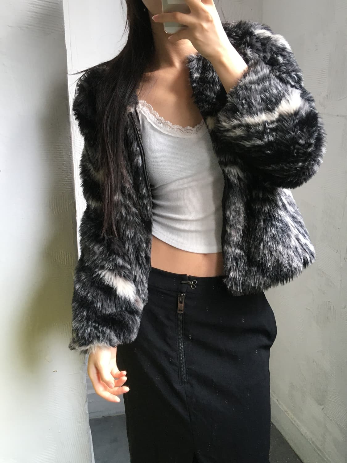 Armani Exchange 아르마니익스체인지 울프 멀티 퍼 자켓 상품이미지3