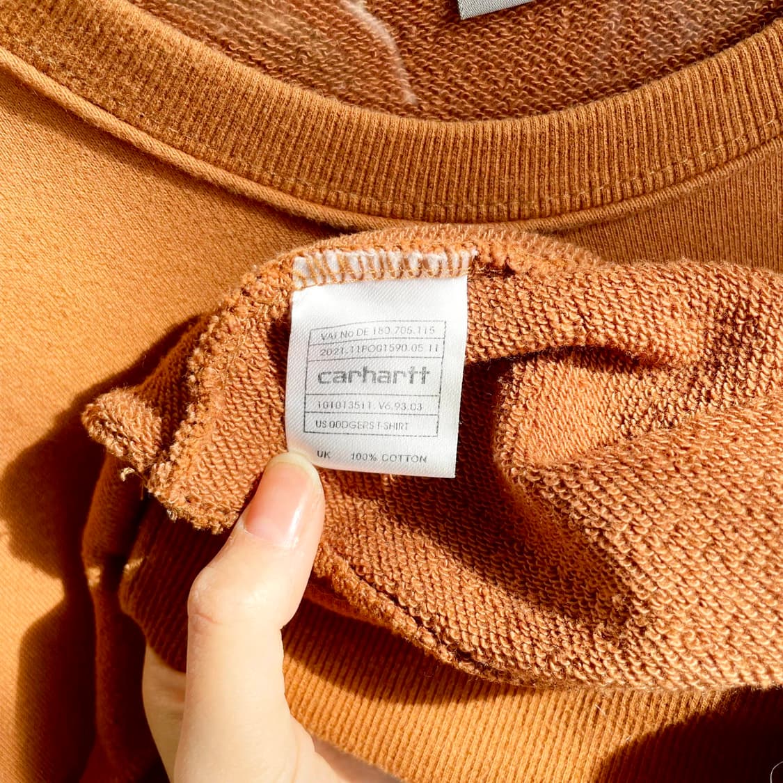 F1 칼하트 포켓 맨투맨 셔츠 L사이즈 상품이미지6