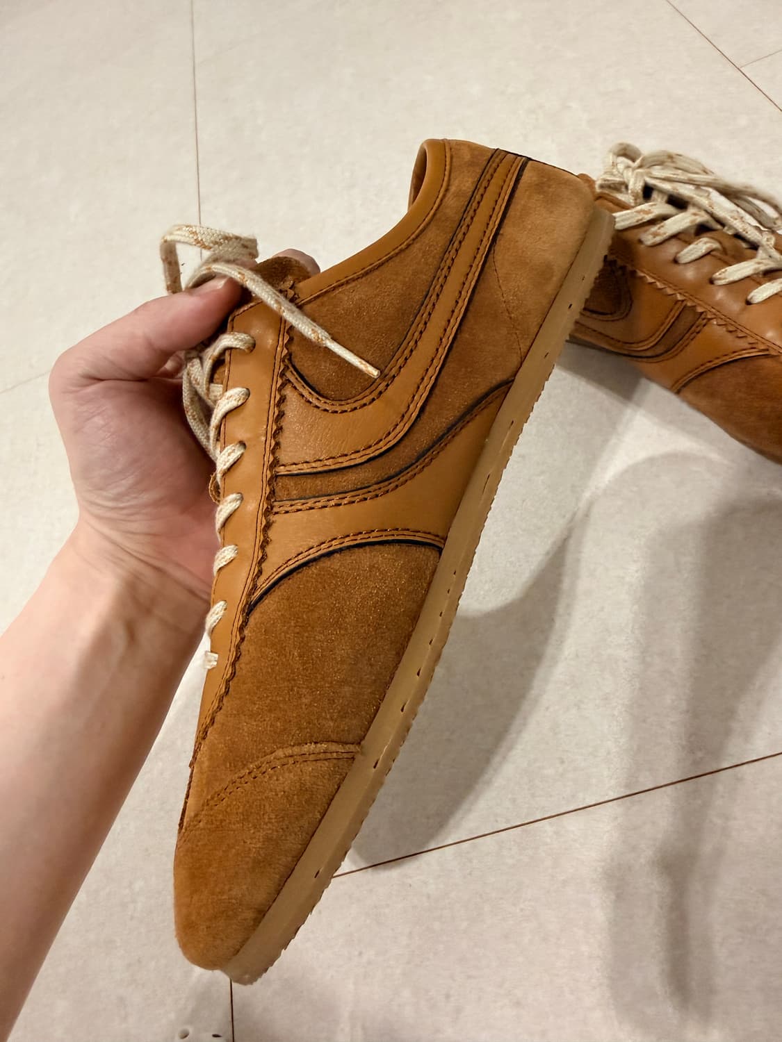 43) 드리스반노튼 스웨이드 스니커즈 상품이미지2