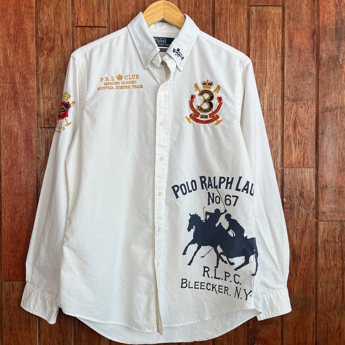 Polo 빅로고 화이트 셔츠 상품이미지1