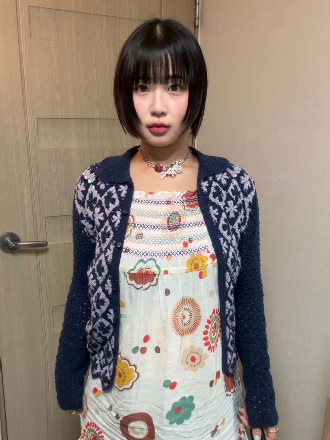 할무니 클로버 가디건 상품이미지1
