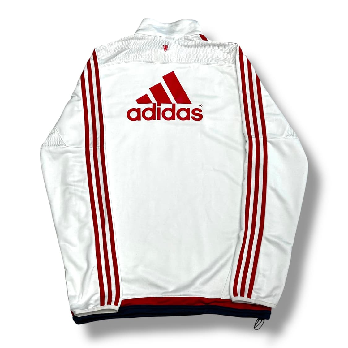 Adidas 맨체스터 유나이티드 화이트 사선 지퍼 긴팔 상품이미지3