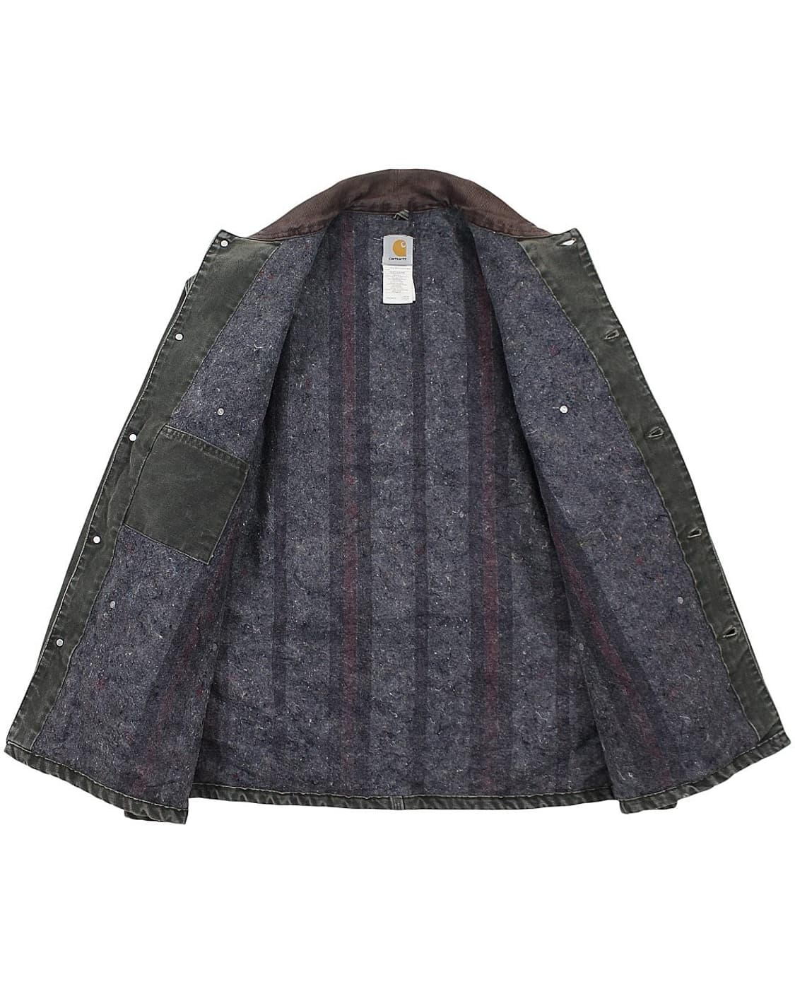 2002 USA 칼하트 C02 MOS 모스그린 초어 코트 자켓 빈티지 상품이미지3