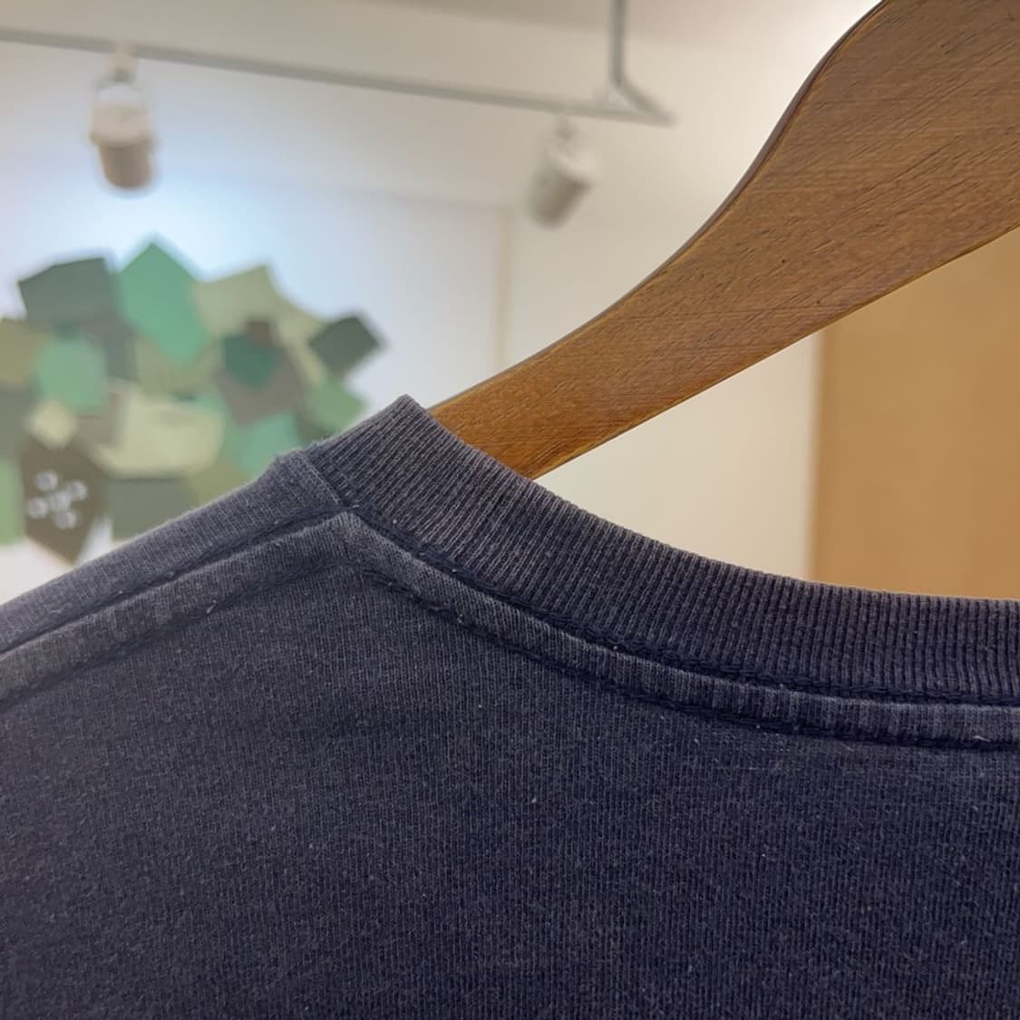 스투시 올드스쿨 백로고 베이직 롱슬리브  L C06780 상품이미지7