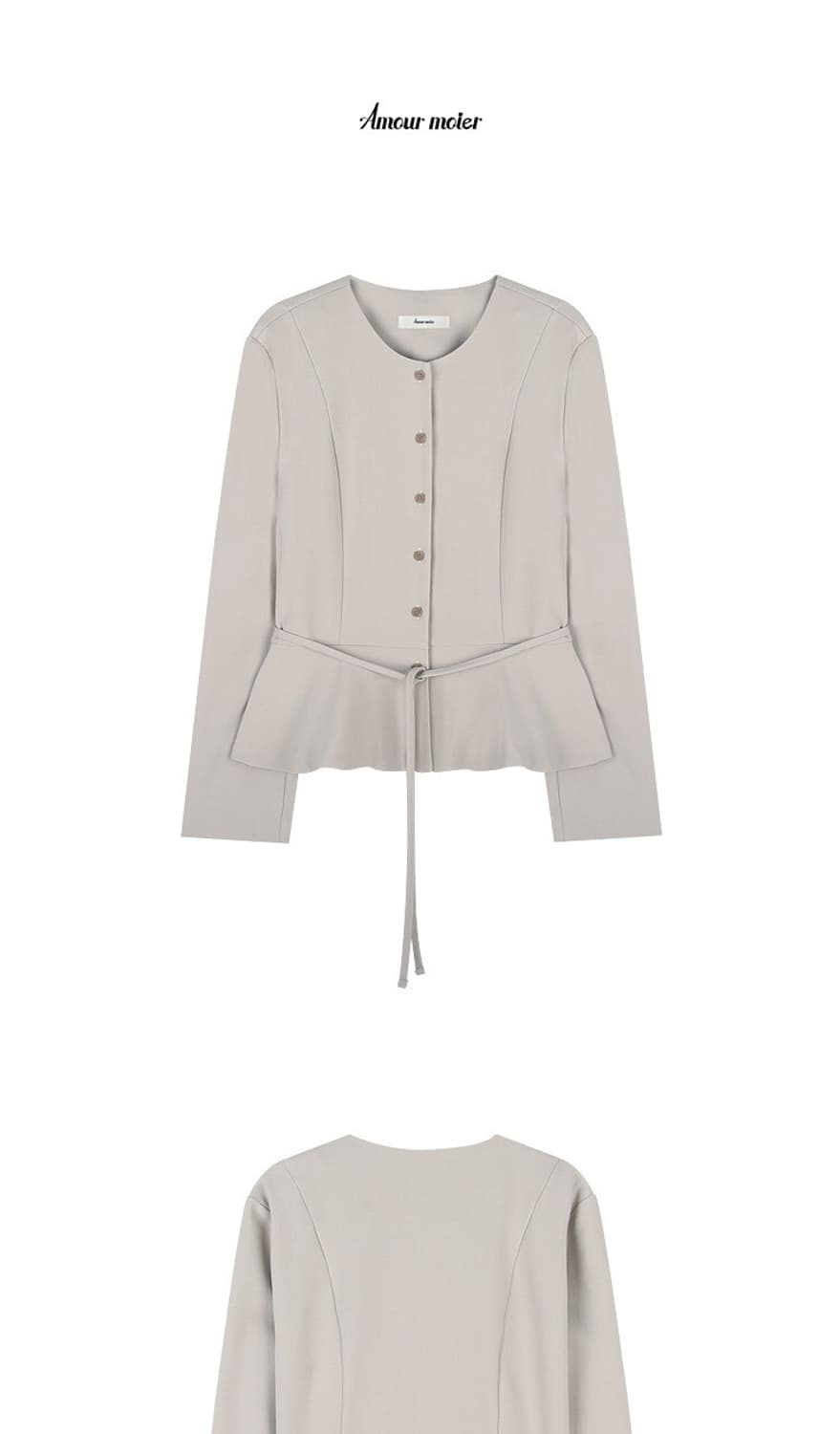 [💎하객룩/상견례룩 강추💎] 아무르 무아르 셋업 (M) 상품이미지4