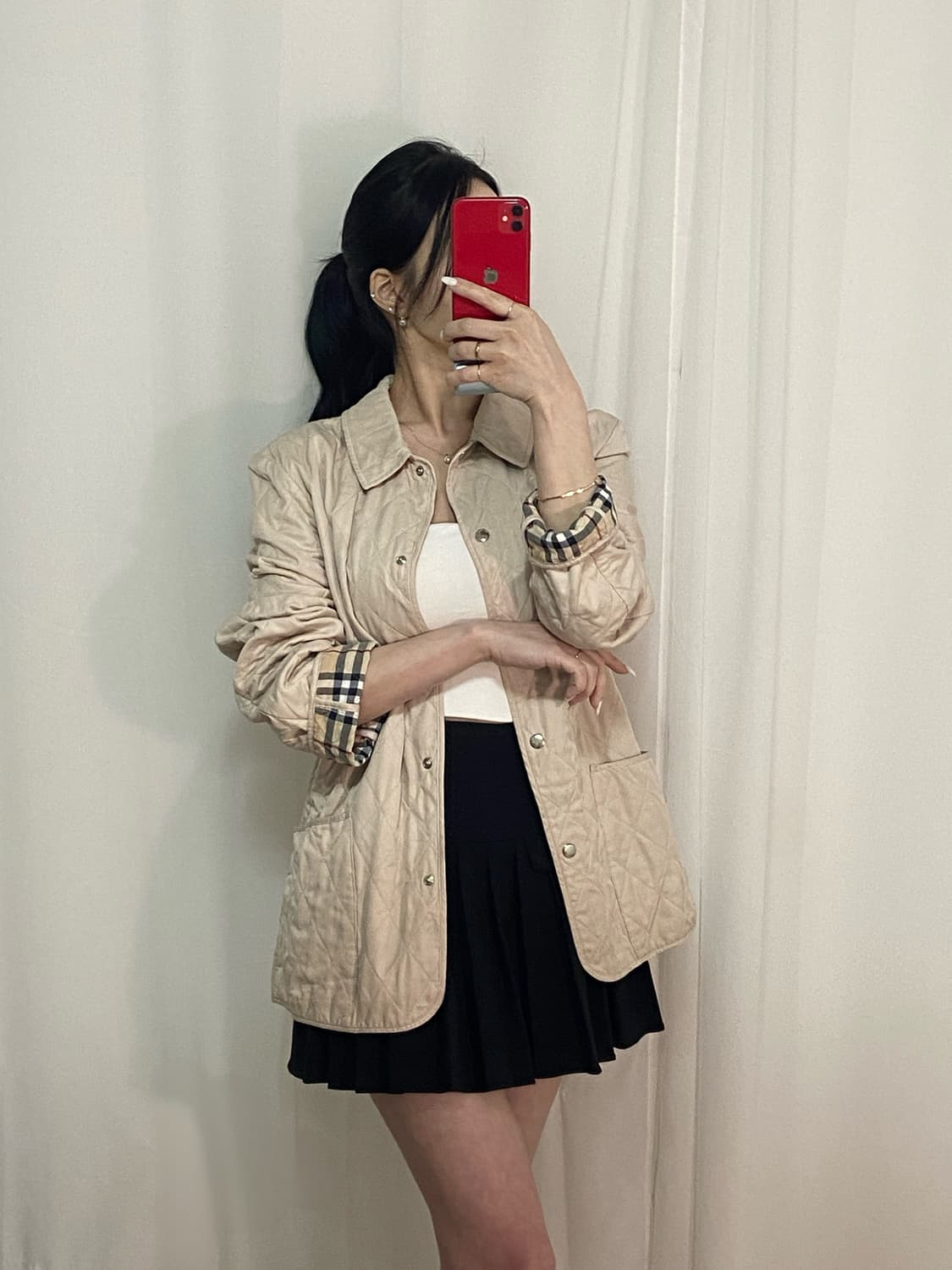 버버리 노바체크 퀼팅 자켓
 상품이미지2