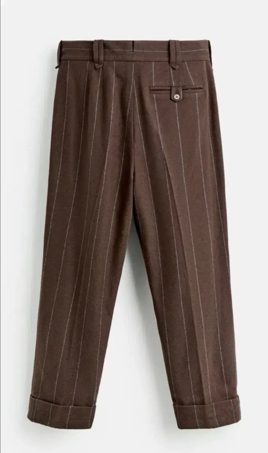 자라 x 해리램버트 브라운 스트라이프 울트라우저 상품이미지4