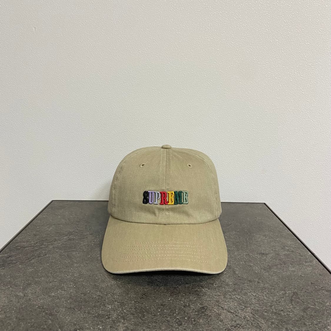 (OS) 슈프림 6패널 볼캡 모자 피그먼트 탄 상품이미지1