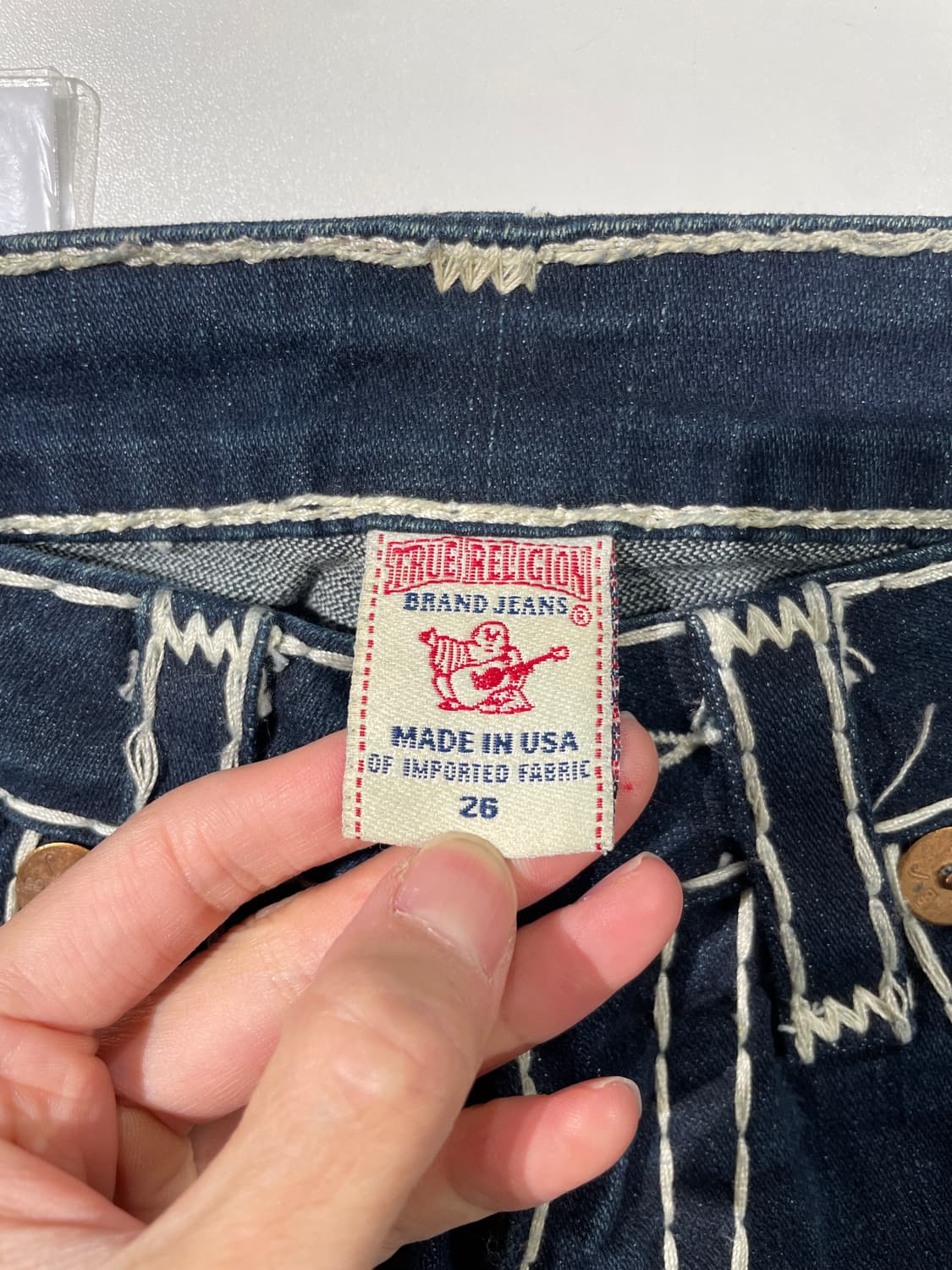 트루 릴리전 조이 슈퍼T 진청 부츠컷 데님 팬츠 상품이미지7