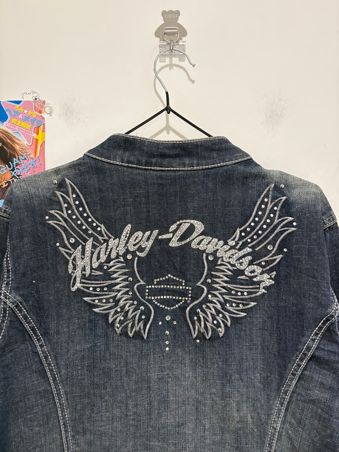 Harley Davidson denim washing jacket 상품이미지3
