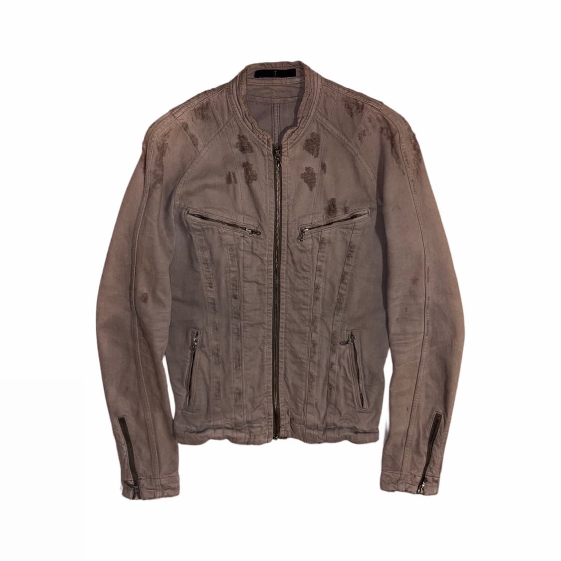 SS09 Julius Damage Denim Biker Jacket 상품이미지1