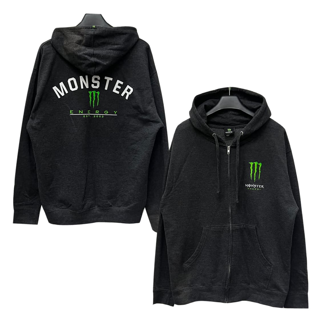 몬스터 에너지 백로고 후드 집업 L 상품이미지1