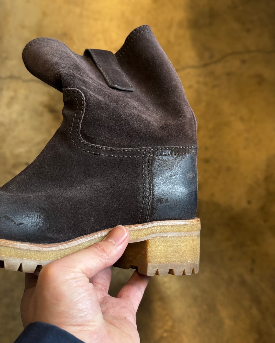 225-230 ) PRADA SPORT Waxed Suede Boots 상품이미지8