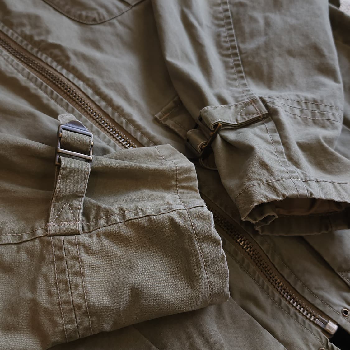 90s 폴로 랄프로렌 밀리터리 필드자켓 모터사이클 그린 L 상품이미지5