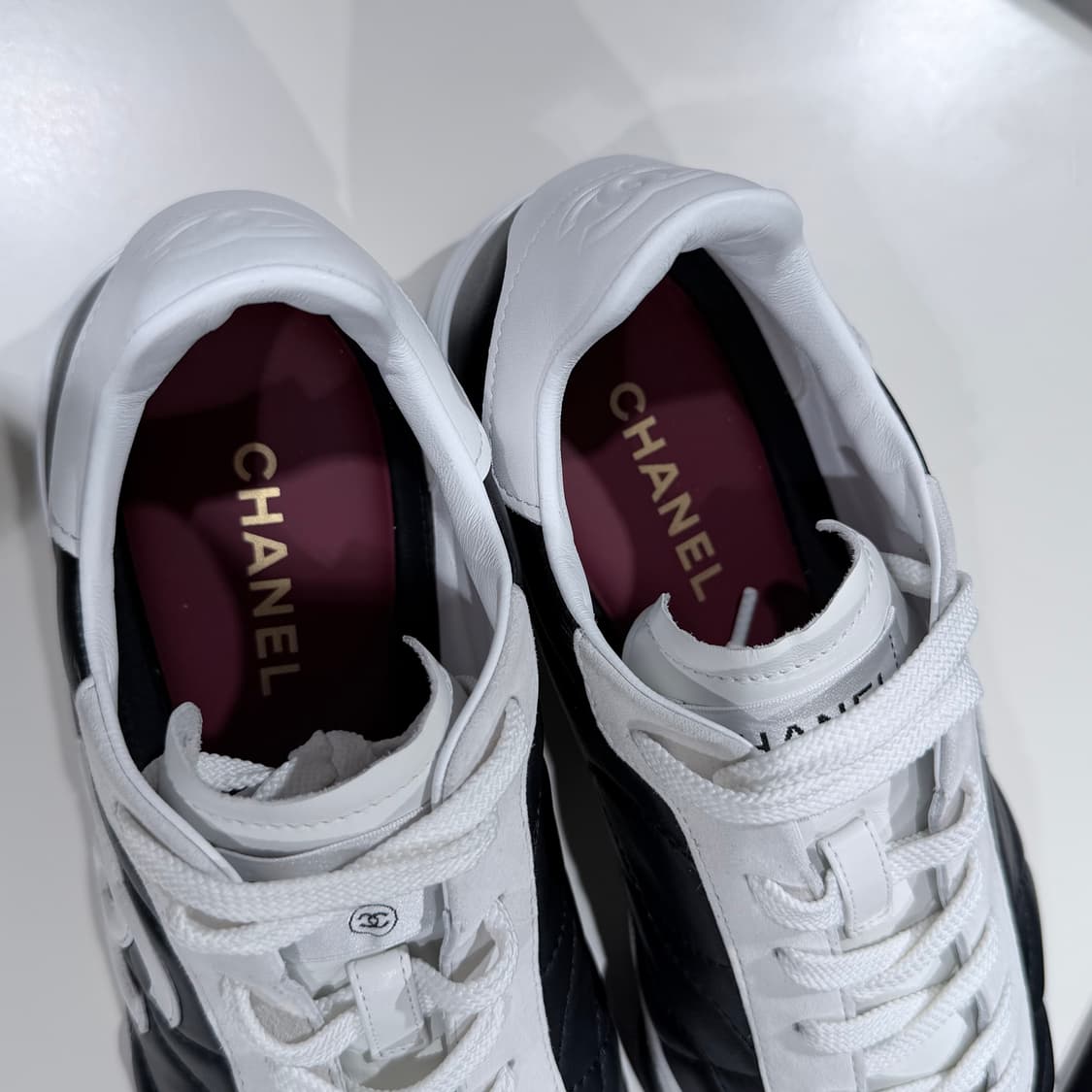 (A+/41) / 26년 CC로고 퀄팅로고 스니커즈 신발 상품이미지7