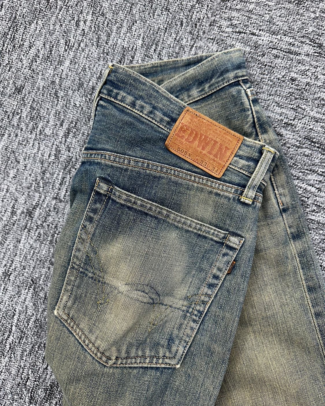  (허단44)90'S 에드윈 셀비지 505X-M1514 상품이미지3
