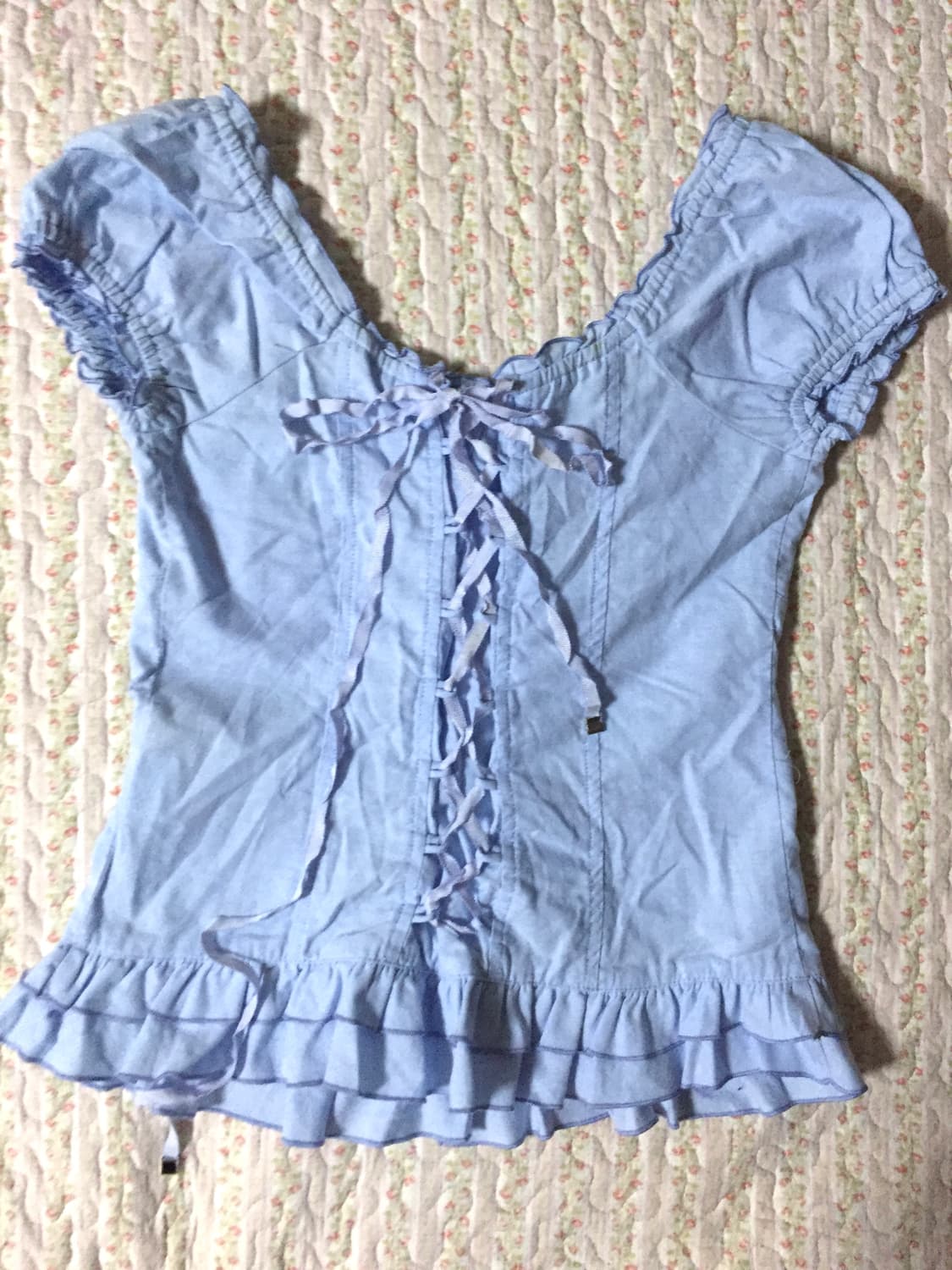 Vintage faerie frill blouse 상품이미지4