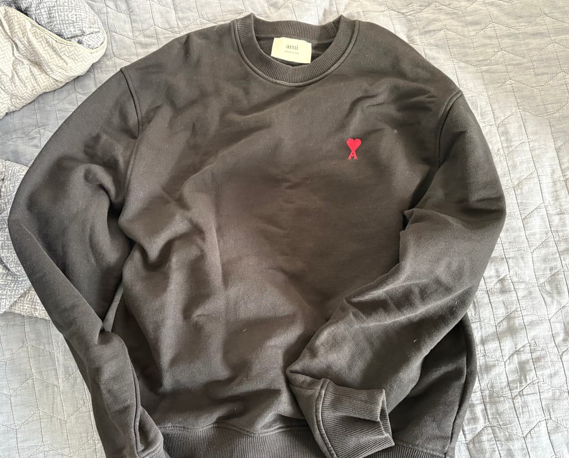 아미 스몰로고 맨투맨 상품이미지1