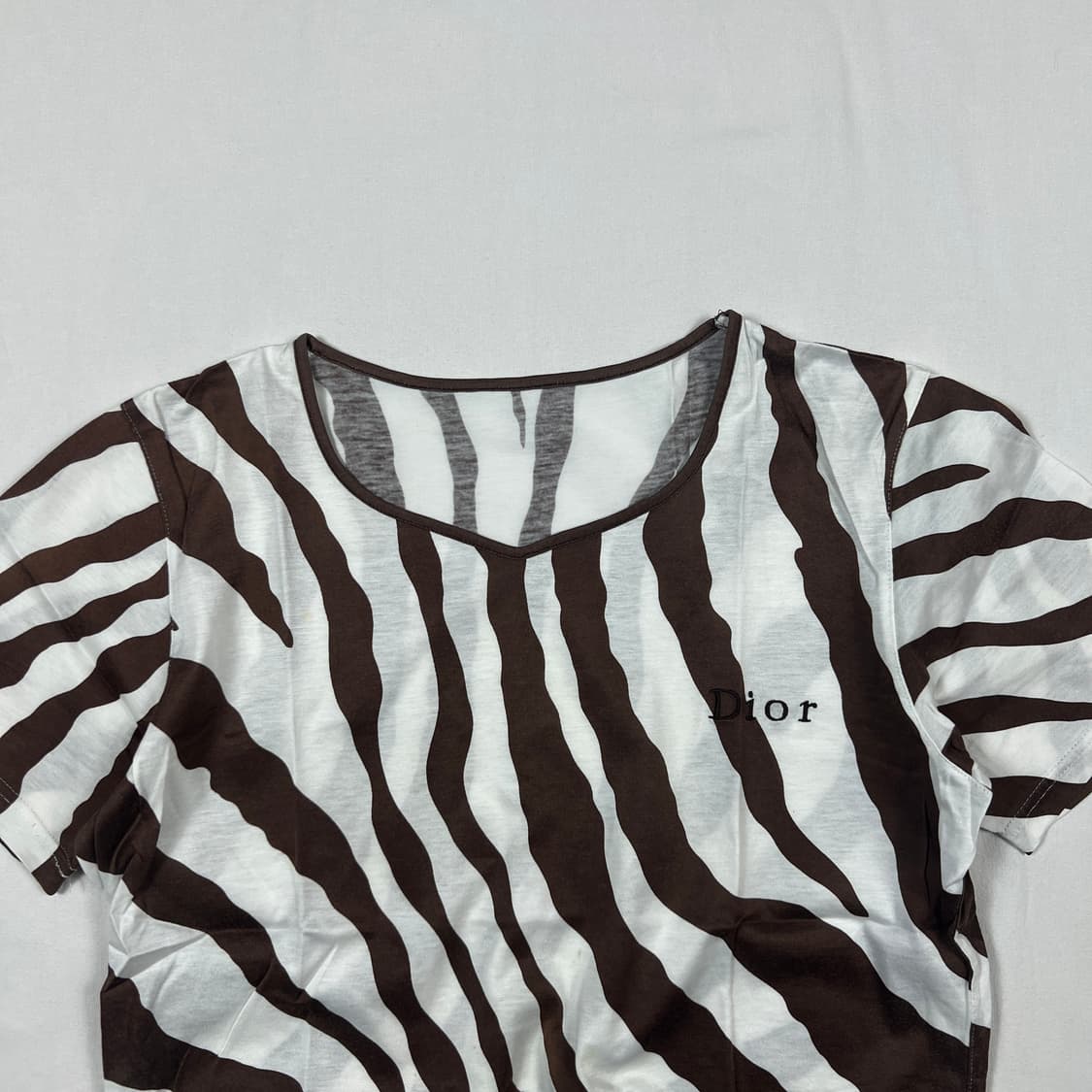 크리스찬디올 christian dior 지브라 패턴 반팔티 상품이미지2