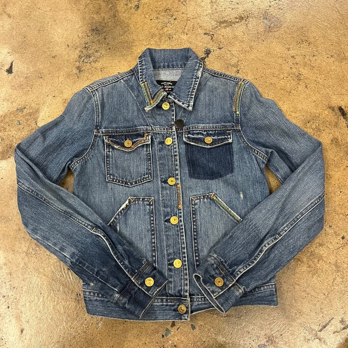 [ 정품/S ] 폴로랄프로렌 데님 트러커 청자켓 b15 상품이미지2