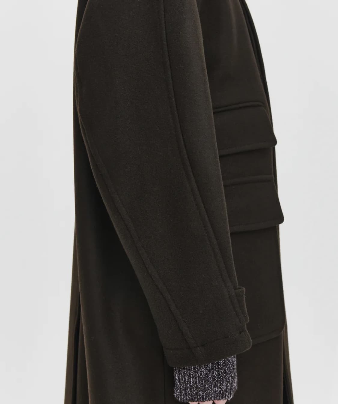 AFTERPRAY 투어리스트 발마칸 코트 브라운 XS 사이즈 상품이미지6