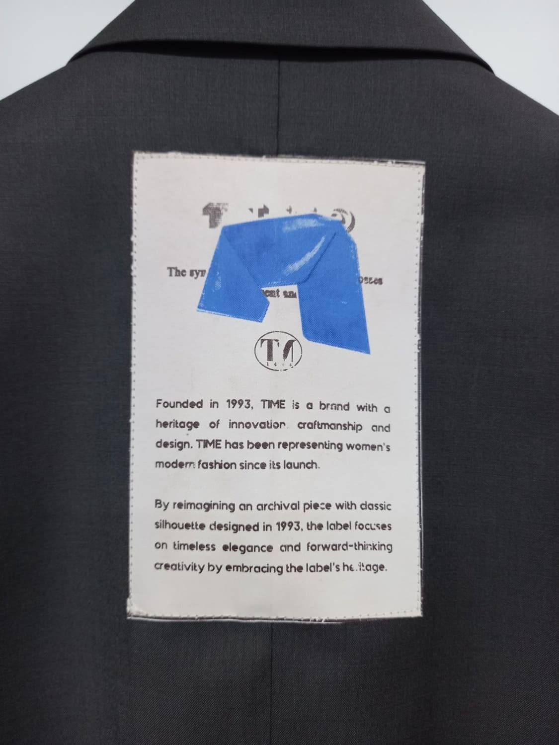 타임 춘하추 홀겹 루즈박시핏 자켓 F 55-77 상품이미지8