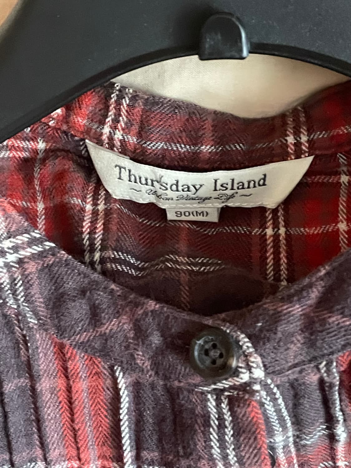 썰스데이 아일랜드 타탄체크 원피스 상품이미지2