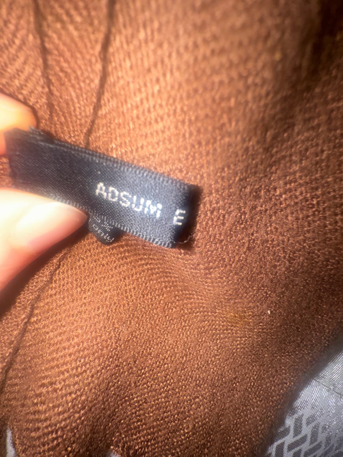 애드슘 브라운 컬러 머플러 상품이미지2