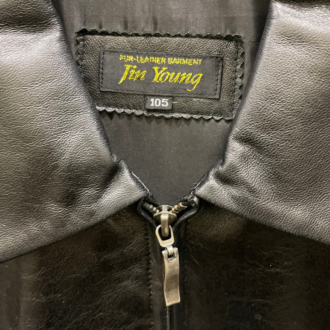 90's  Vintage leather jacket 상품이미지2