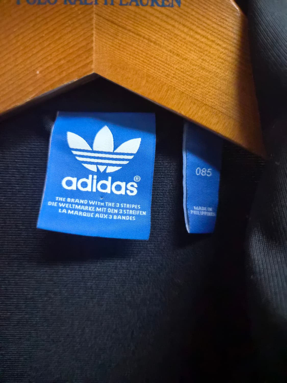 XS/85) 아디다스 파이어버드 져지 블랙 팝니다 상품이미지3