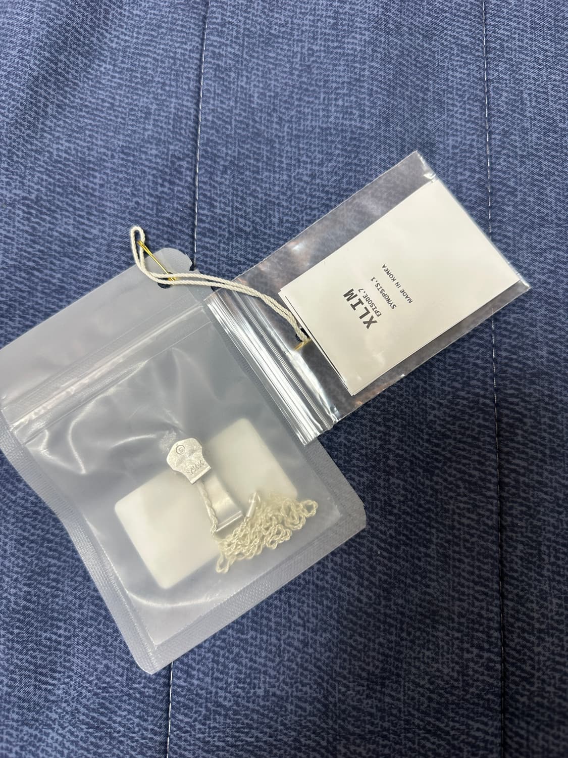 정가 7.9 엑슬림 ep7 목걸이 실버 새상품 상품이미지3