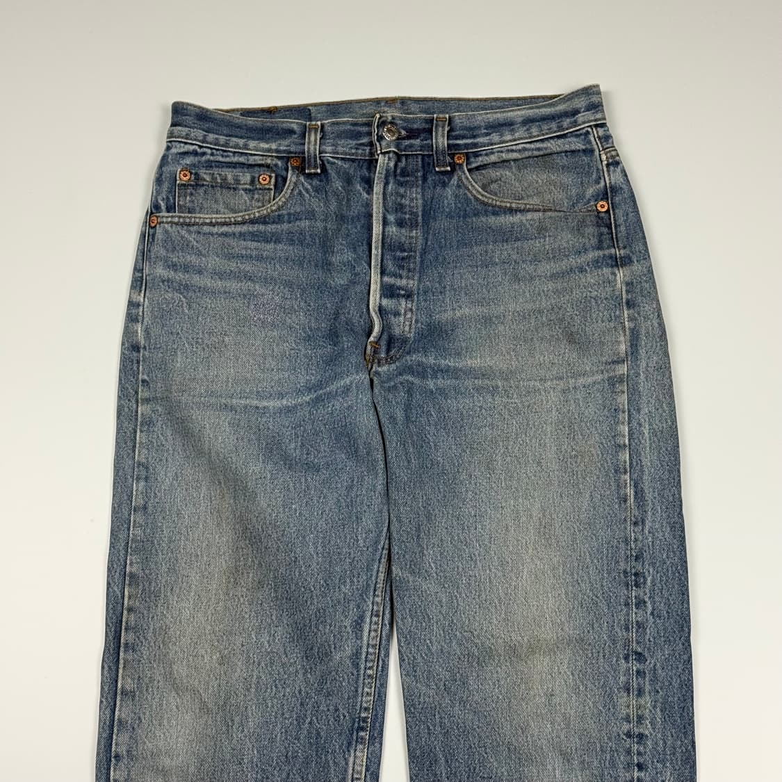 (31) 90s USA Made 리바이스 501 데님 팬츠 상품이미지3