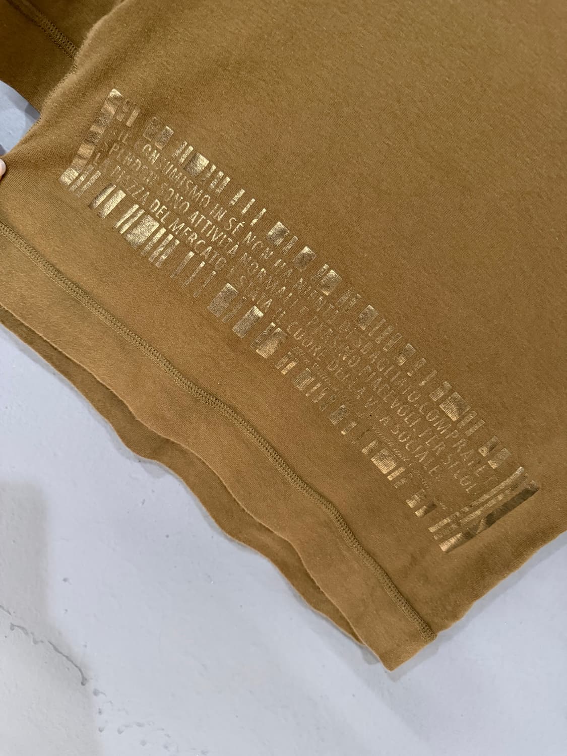 Barcode printing stitch detail top  상품이미지9