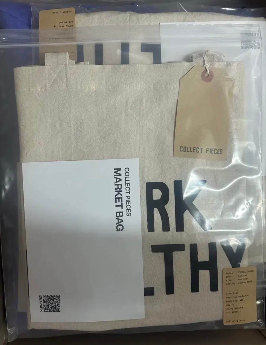 컬렉트피시스 WORK HEALTHY 마켓백 상품이미지2