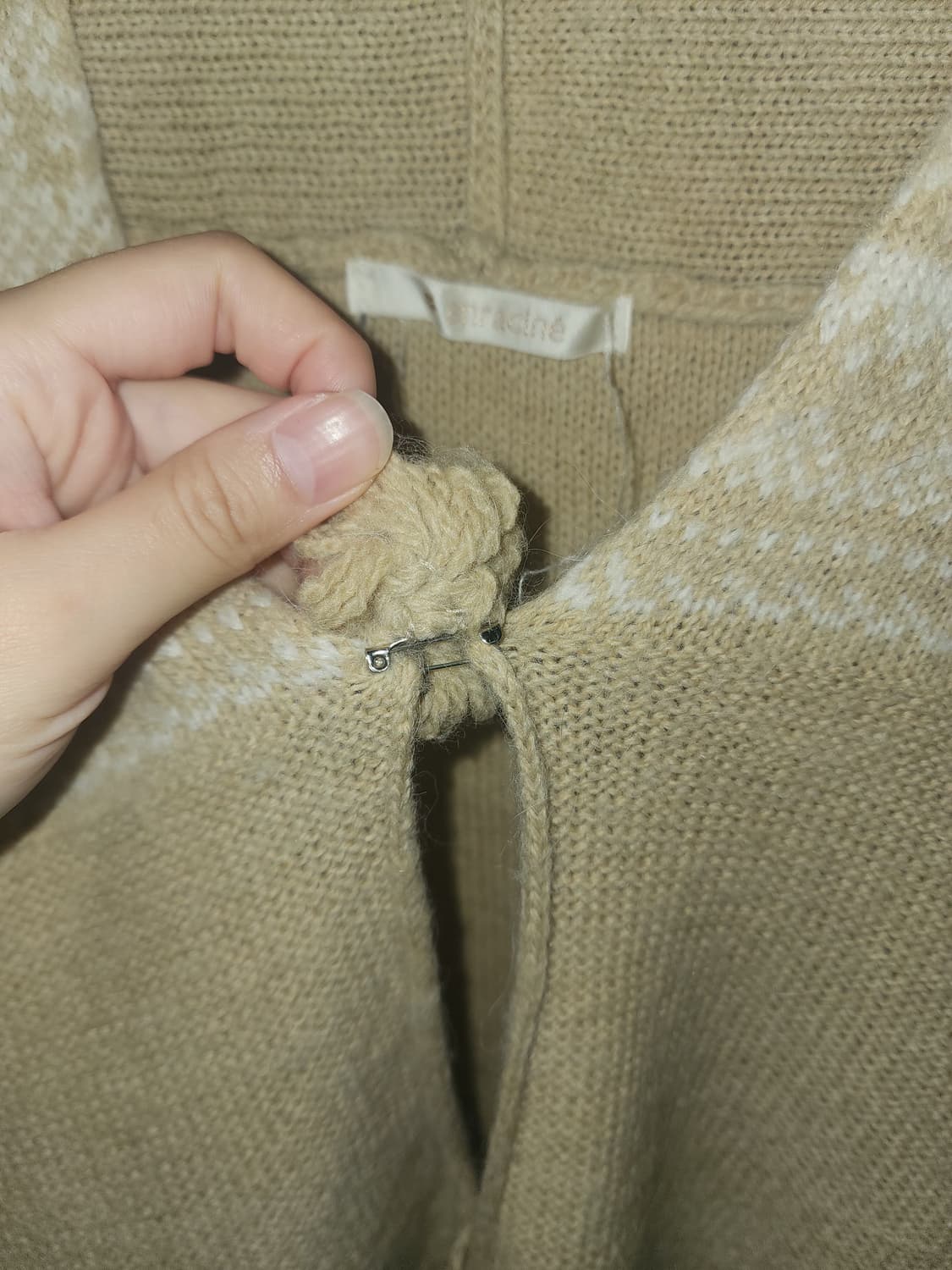 옐로우 브라운 니트 상품이미지3