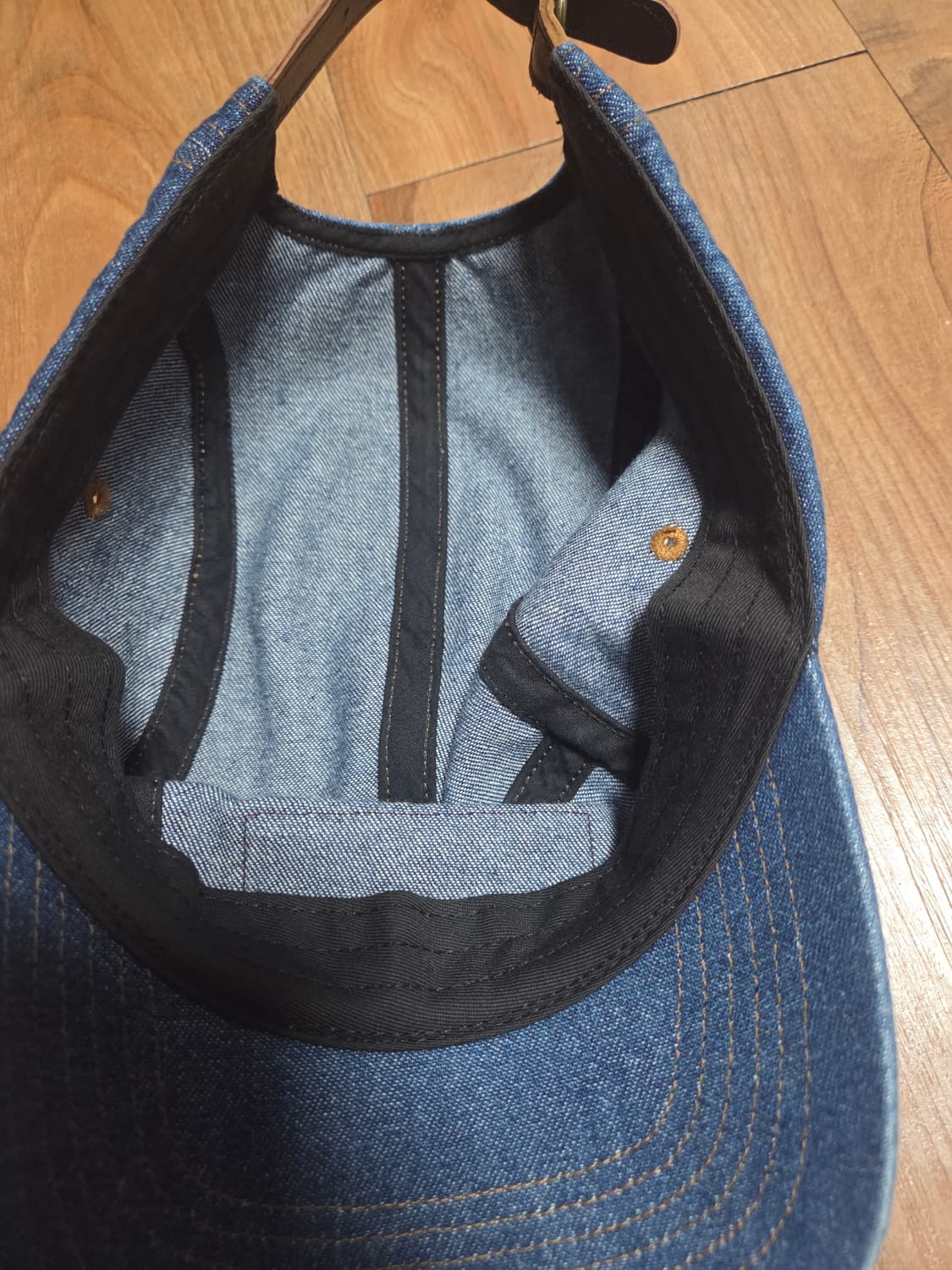 Supreme Washed Denim Camp Cap 상품이미지5