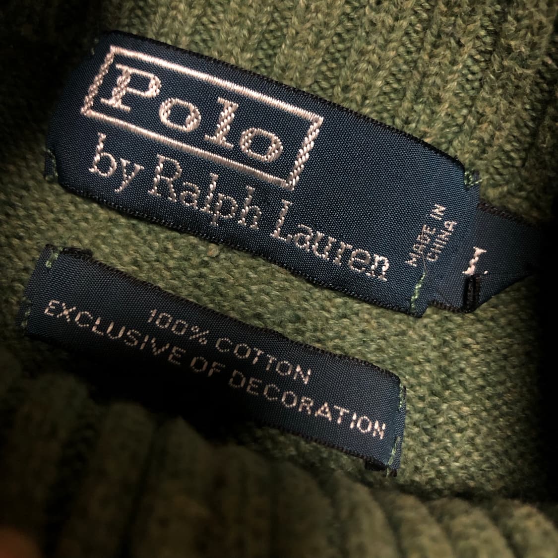 폴로 랄프로렌 반집업 니트 남성용 상품이미지4