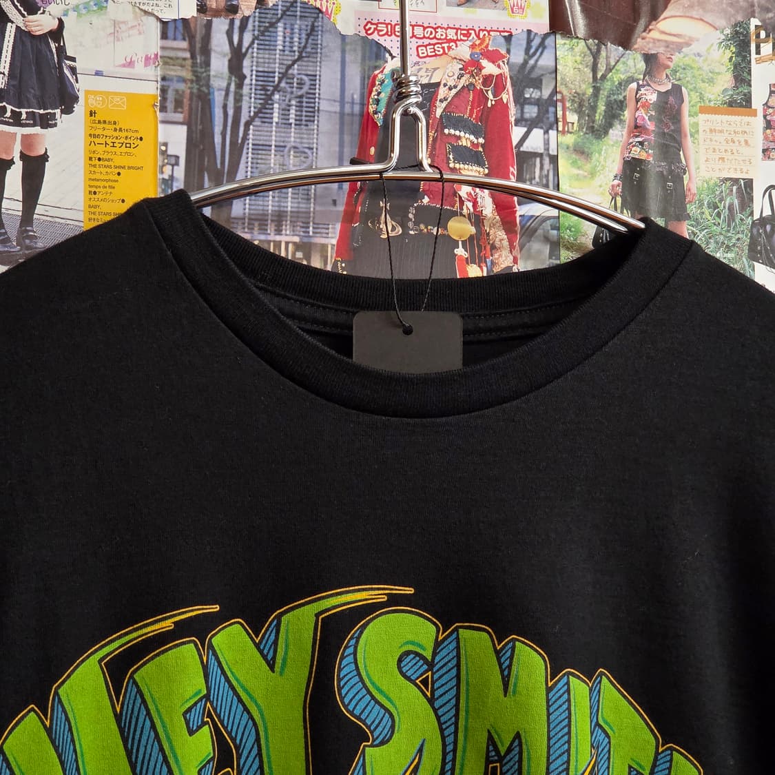 빈티지 몬스터 초퍼 프린팅 그래픽 반팔 상품이미지2